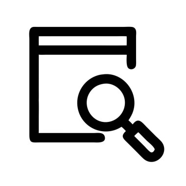 Cam Vektör Simgesini Ara, Bul, Büyüt.