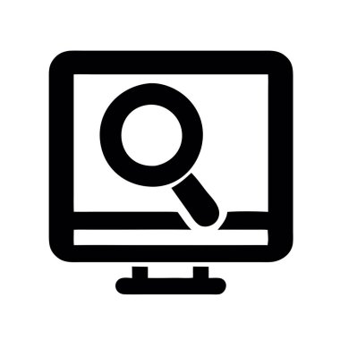 Cam Vektör Simgesini Ara, Bul, Büyüt.