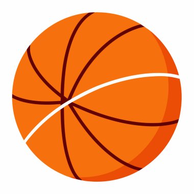 Basketbol sporu vektör illüstrasyonu.