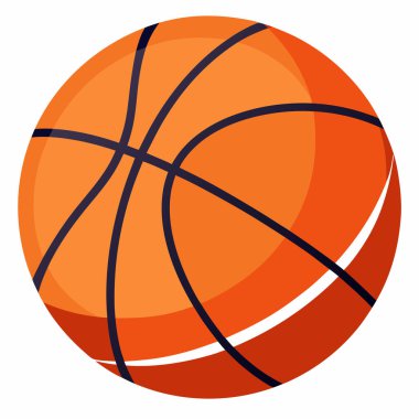Basketbol sporu vektör illüstrasyonu.