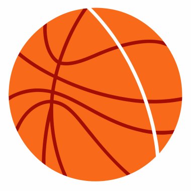 Basketbol sporu vektör illüstrasyonu.