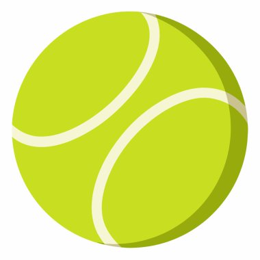 Vektör Tenis Topu İllüstrasyonu, Yüksek Kaliteli Tenis Topu İllüstrasyonu.