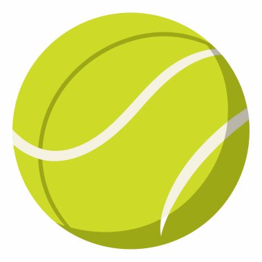 Vektör Tenis Topu İllüstrasyonu, Yüksek Kaliteli Tenis Topu İllüstrasyonu.
