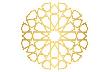 Ramazan kareem Arap altın mandala