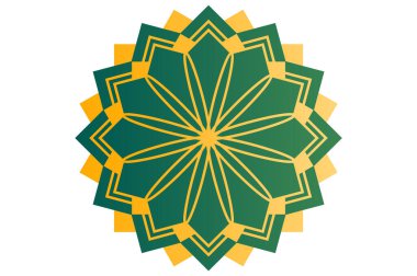 mandala çiçek süsleme ikonu vektör illüstrasyon tasarımı