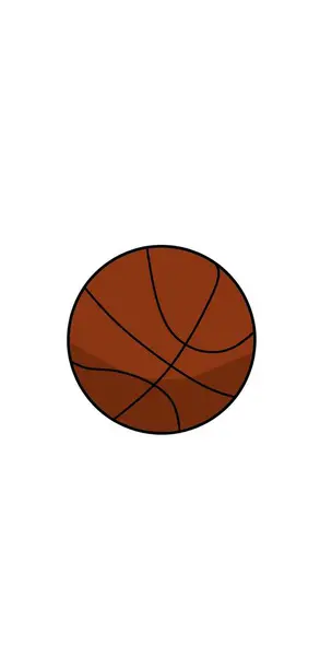 Basketbol Vektör İllüstrasyonu