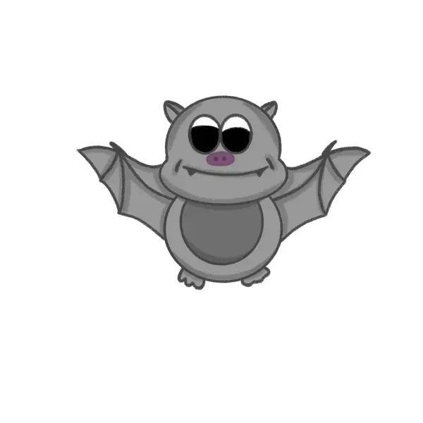 Renkli şirin çizgi film sopası.