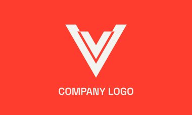 Harf V Logo vektör
