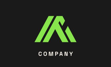 Yaratıcı simge tasarımlı bir şirket logosu tasarımı