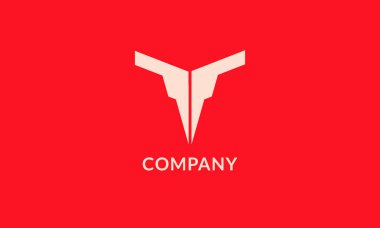 C harfi logo tasarım şablonu vektörü