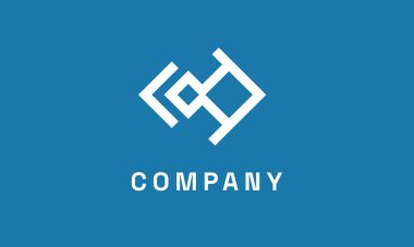 vektör logo harf tasarımı.