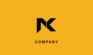 k n monogram logosu