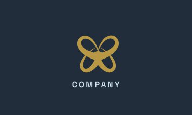 soyut geometrik logo tasarım şablonu vektörü