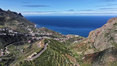 Der Ort Taganana an der Kste im Norden Teneriffas