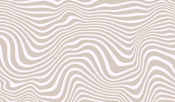 Dalgalar, girdaplar, girdaplar. Eski moda psikedelik tarzda çarpık ve çarpık vektör dokusu. Çizgileri sıvılaştır, renkli dalgalarla soyut yatay arkaplan. Optik illüzyon dalga çizgileri. Tarz retro 'sunda trend vektör çizimi. 