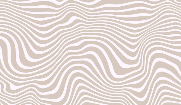 Waves, swirl, twirl pattern. Twisted and distorted vector texture in trendy retro psychedelic style. Liquify Lines, Abstract horizontal background with colorful waves. optical illusion wave stripes. Trendy vector illustration in style retro. 