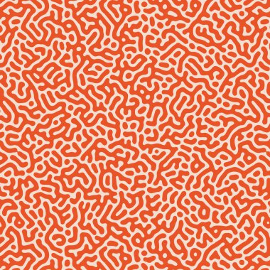 Turing reaksiyonu difüzyon monokromsuz desen ve kaotik hareket. Turing tepkisi renkli bir arka plan. Biyolojik şekilli doğrusal tasarım. Kusursuz organik, kalıplı. Soyut mercan şekilleri. Moda Turing deseni.