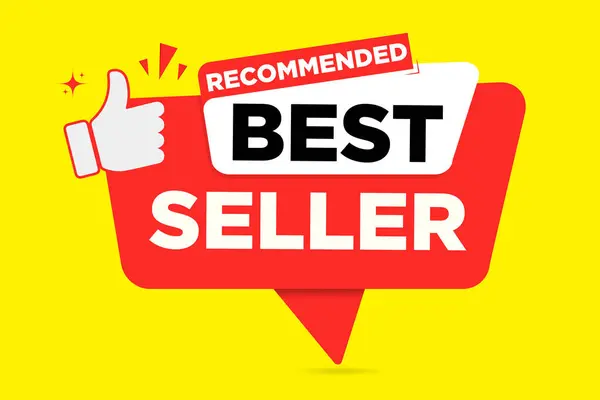 En çok satanlar arasında reklam etiketi tasarımı, kırmızı konuşma balonu pankartı etiketi ve sarı renkli başparmak işareti önerildi.