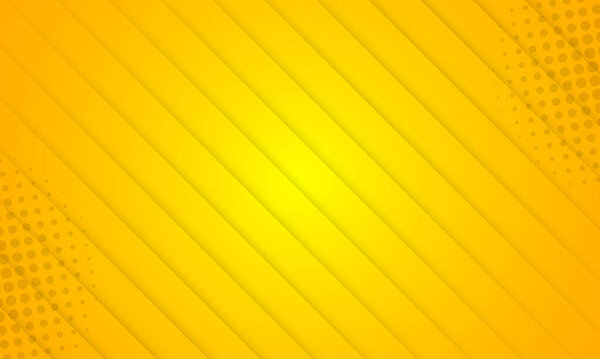 Современный жёлтый фон с диагональными полосами, градиентом, линиями и точками полутонов, идеально подходит для брендинга, маркетинга, веб-дизайна и творческих проектов.