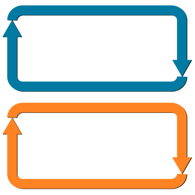 İş ve finans simgesinin vektör illüstrasyonu