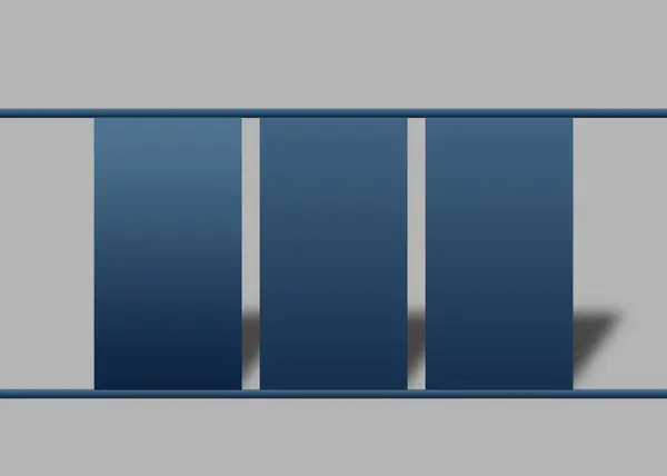 Metal çubukların vektör çizimi