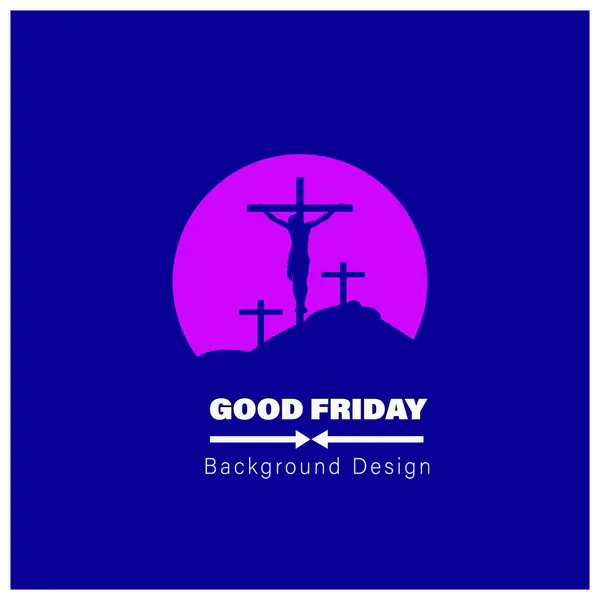 soyut yaratıcı modern arka plan Hıristiyan haçı ve cuma günü için metin, kutlama ve tatil