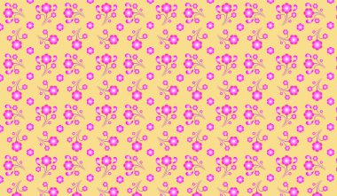 Pembe arka planda kusursuz pembe, sarı ve pembe kalpler. Sevgililer Günü konsepti, aşk, düğün, sevgililer günü, doğum günü,