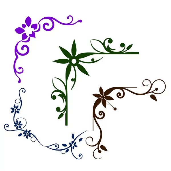 Güzel bir çiçek arkaplanının vektör çizimi