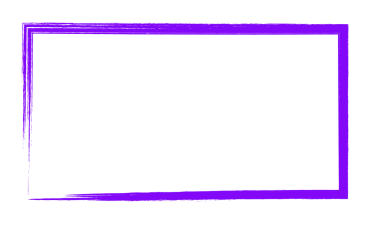 Katı siyah arkaplanı kaplayan kalın, desenli mor çizgilerden oluşan dikdörtgen bir çerçeve. Kenarları fırça darbesi etkisi yaratarak dinamik ve sanatsal bir sınır oluşturuyor..