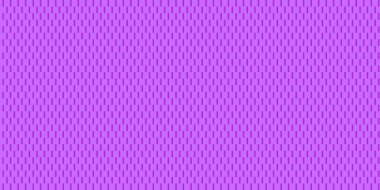 Büyüleyici soyut bir tasarım, menekşenin değişik tonlarında küçük, desenli karelerden oluşan bir ızgara, ince bir görsel ritim yaratıyor..