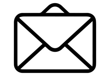 Zarif, minimalist bir e-posta ikonu. Canlı, dijital sanat tarzında resmedilmiş. Simge, iletişimi ve bağlantıyı sembolize eden açık kapaklı parlak bir zarf şeklini içeriyor..