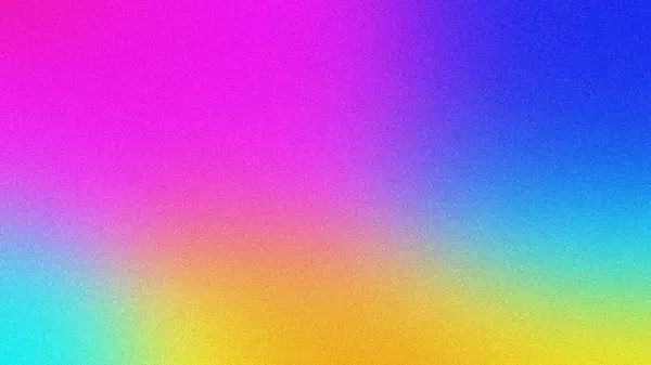 Grain Efekti ile canlı Gradyan Doku, kumlu bir dokuya sahip renkli bir arkaplan, parlak pembe, mavi, sarı ve yeşil renkleri soyut tasarım için harmanlıyor.