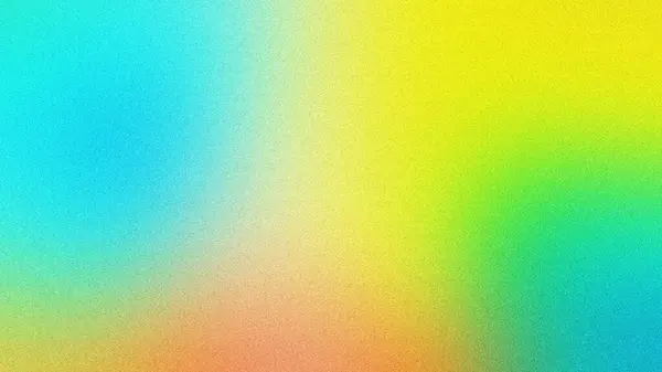 Mavi, sarı, yeşil ve kırmızı renklere sahip canlı soyut bir gradyan, desenli tahıl etkisi var. Arkaplan ya da modern tasarım için ideal