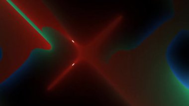 Fütüristik çizgilerde soyut uçuş duvarları, dikişsiz döngü 4k arka plan, floresan ışık, yeşil kireç lazer hatları, geometrik sonsuz tünel, mavi yeşil spektrum, 3d render 4k