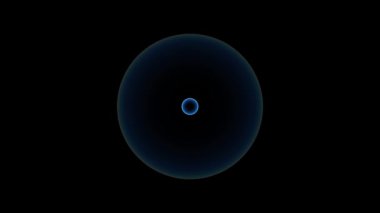 Soyut Işıklandırma Radyo Dalgası Difüzyon Animasyonu, Çember Döngüsü Canlandırması