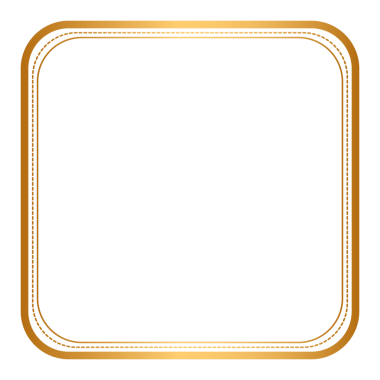 Dikdörtgen Altın Çerçeve Clipart