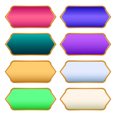 Lüks Altın Arap İslami Sancak Çerçeve Metin Kutusu Saydam Arkaplan