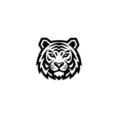 Kaplan logosu. Kaplan logosu tasarımı, modern bir şirket için mükemmel. Kaplan sembolü güç, korkusuzluk ve askeri cesaret anlamına gelir..