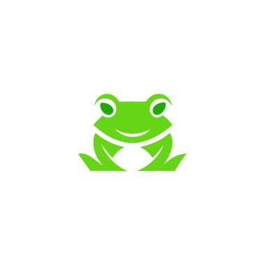 Kurbağa Logosu. Kurbağa Global Ormanı Vahşi Logo Tasarımı. Yaratıcı ve benzersiz kurbağa logosu. hayvan logoları hayvan damgası.