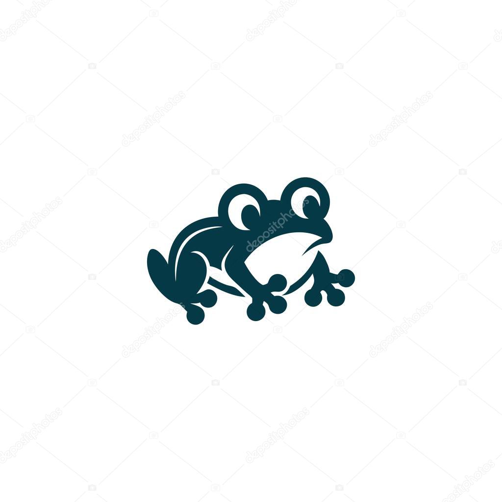 Frog Logo. Creative and unique Frog logo concept. Animal logos animals frog brand