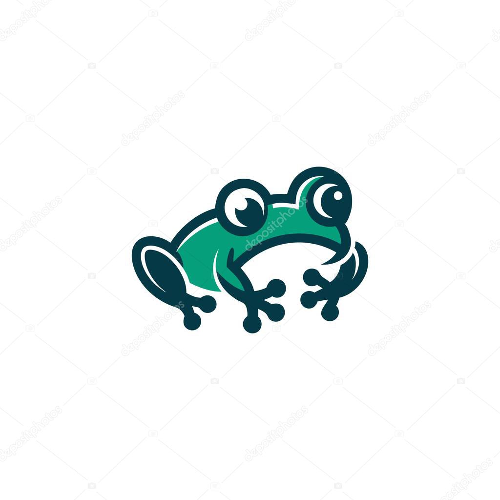 Frog global forest wild logo design. Creative and unique Frog logo concept. animal logos animals frog brand.