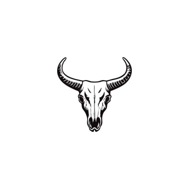 Boğa Kafatası logosu ya da boğa kafatası logosu arayan herhangi bir endüstri için. Boğa Kafatası Texas çiftlik sığır logosunun başında