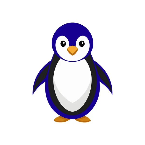 Penguen renklendirme vektörü resim tasarımı kullanılabilir