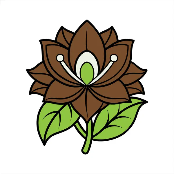 çiçek vektör sanat illüstrasyonu renk düzenlenebilir