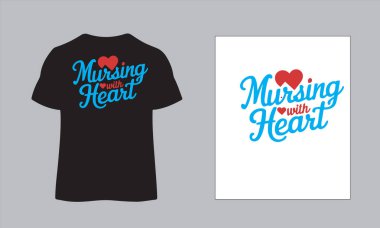 Hemşire T-Shirt Şablonu Tasarımı. Bu, düzenlenebilir hemşirelerin gömlek tasarımı.