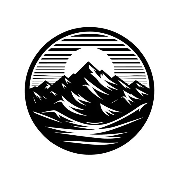 Gün batımı siluet mesafeden dağ