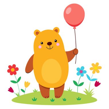 Bear Illustration tasarım dosyası