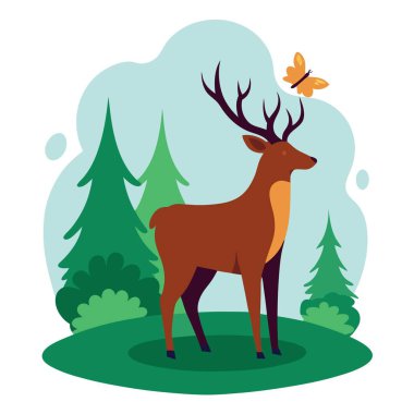 Geyik Grafik tasarım sanatı