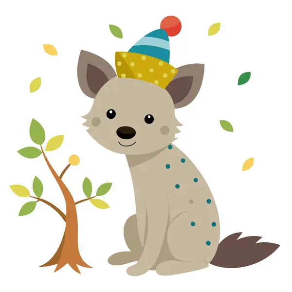  Sırtlan grafik vektör tasarımı sanatı