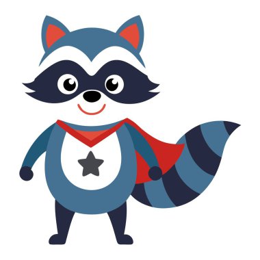 Rakun grafik tasarım vektör sanatı